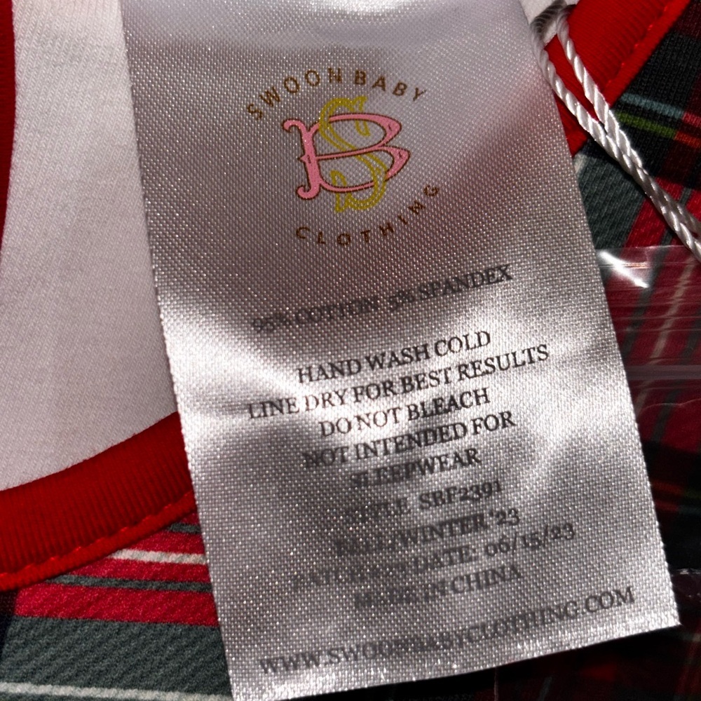 Swoon Baby Perfectly Plaid Embroidery Pocket Dress SZ 4T​ - Picture 7 of 7
